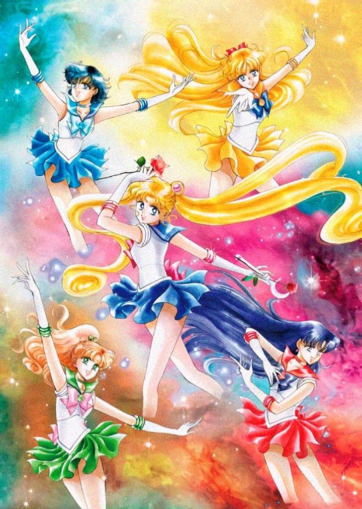 美少女战士彩色电子书来了,人物美美的,动作更优美