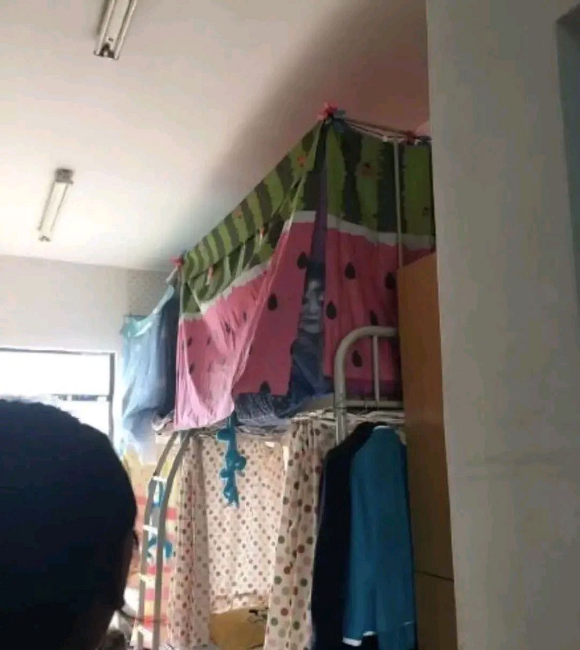 回宿舍真高兴,可是求我的心理阴影面积#我要上热门