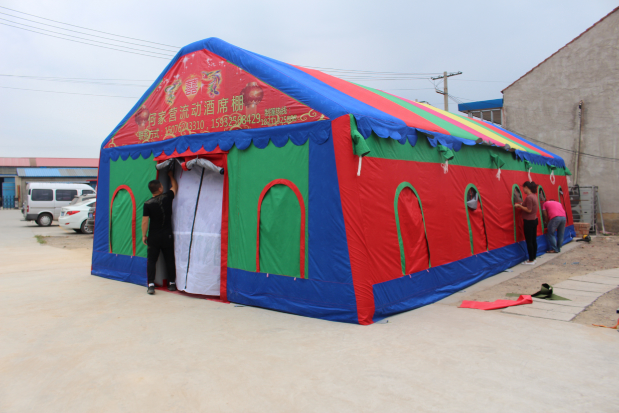 今天带大家看一下婚庆流动酒席帐篷都有什么款式