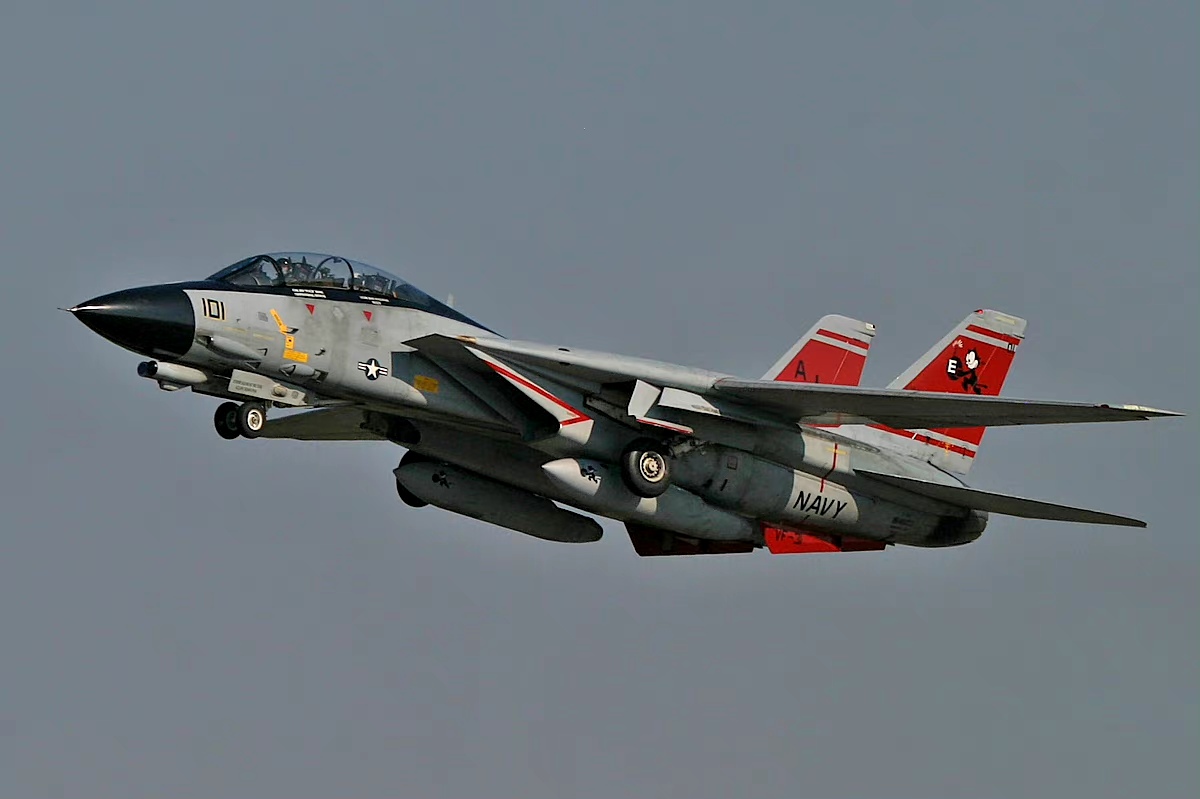 战机欣赏:美国海军 f-14d超级雄猫战斗机