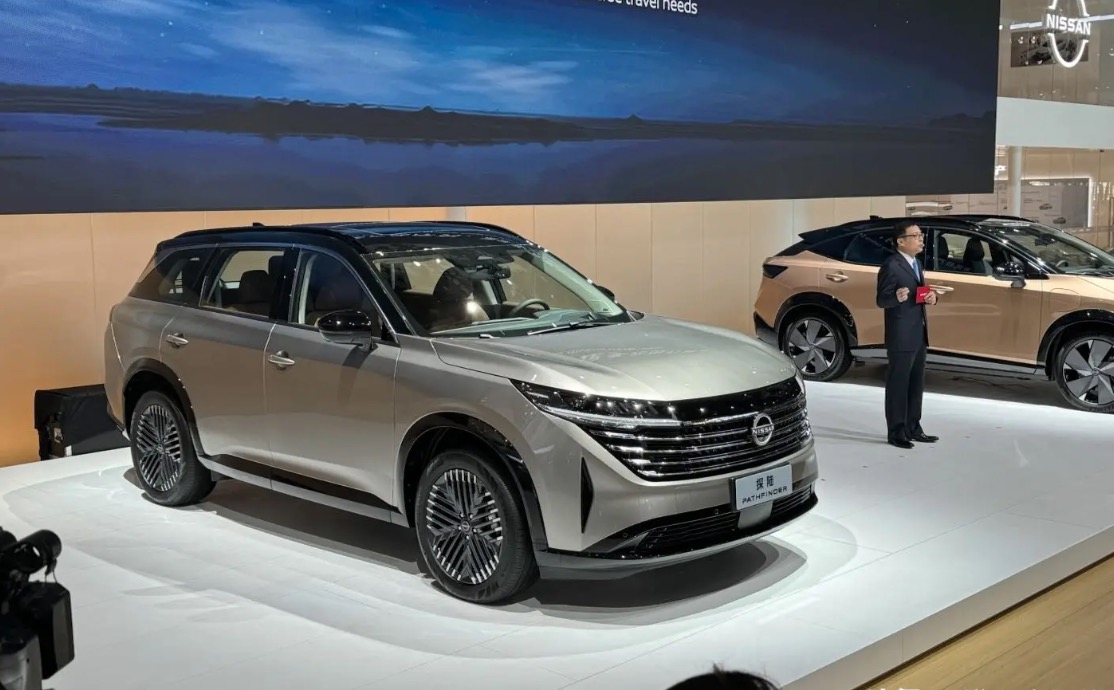 广州车展|日产pathfinder正式亮相,中文名"探陆"2.0t大7座
