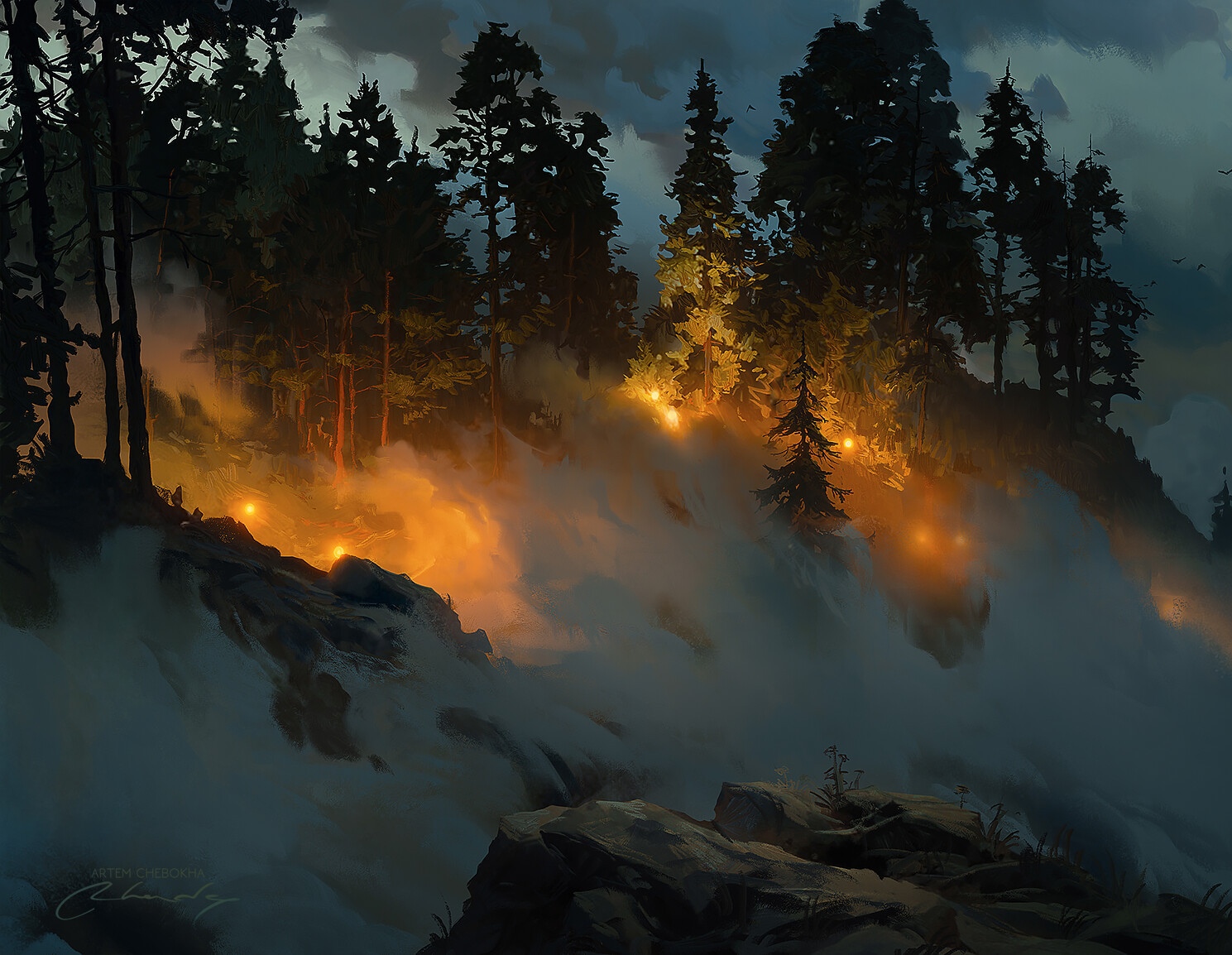 画师artem chebokha插画作品欣赏