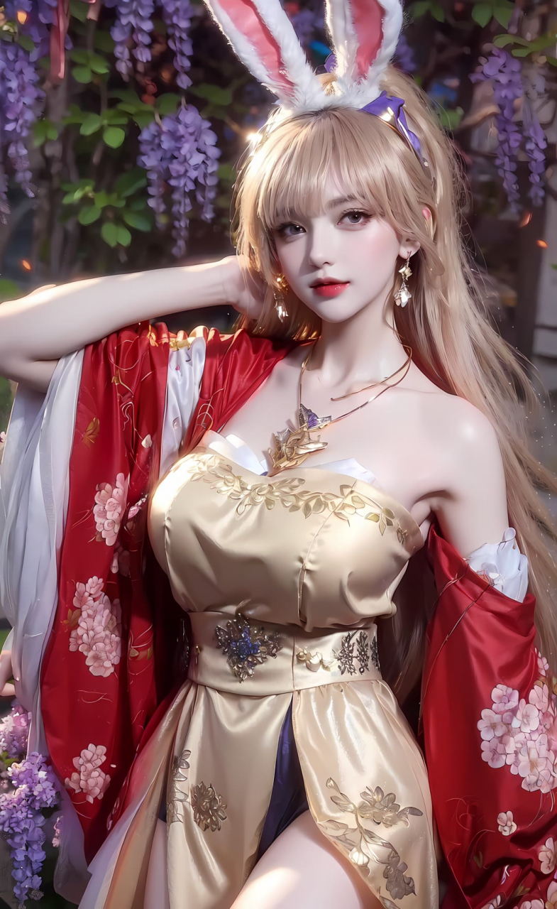 有这样的兔精陪着我也愿意