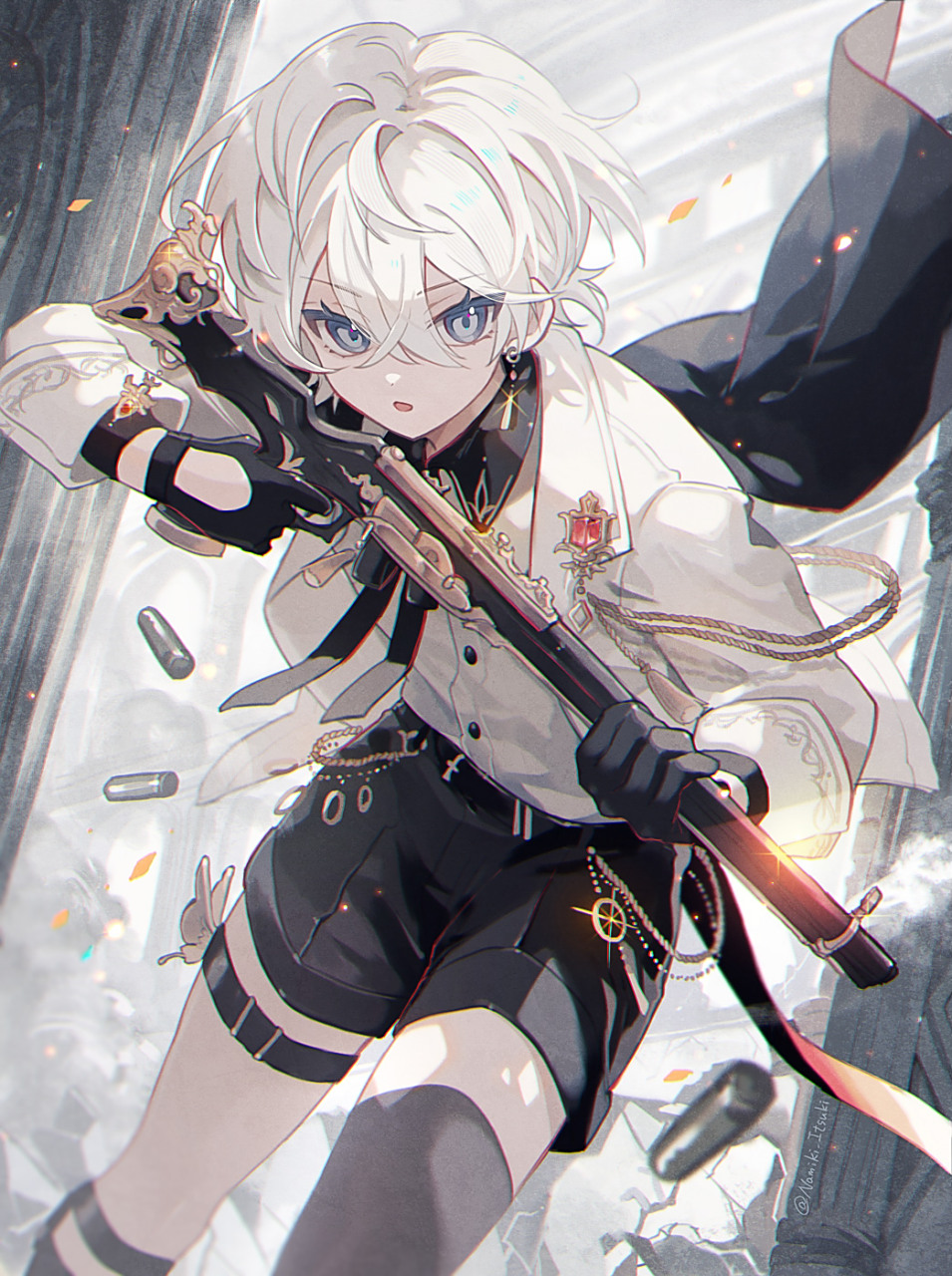 火铳的交响曲#二次元#  画师:双木 樹