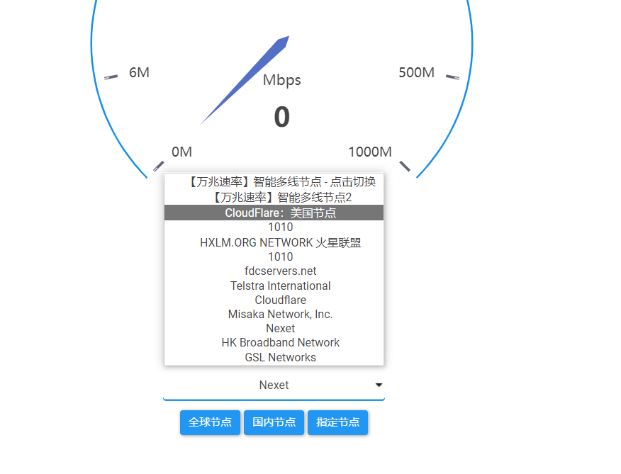 不小心测到了CF官方的节点？