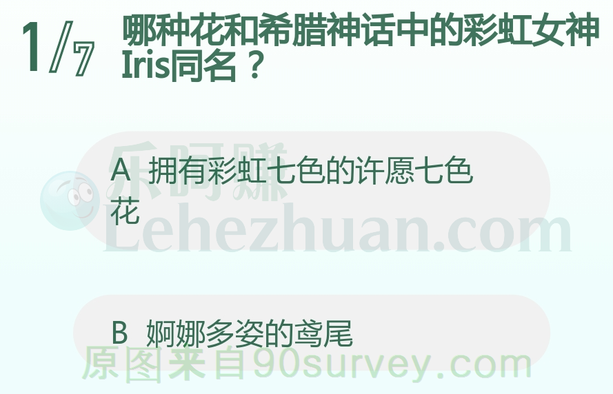 鸢尾花和希腊神话中的彩虹女神Iris同名 鸢尾花和希腊神话中的彩虹女神Iris同名
