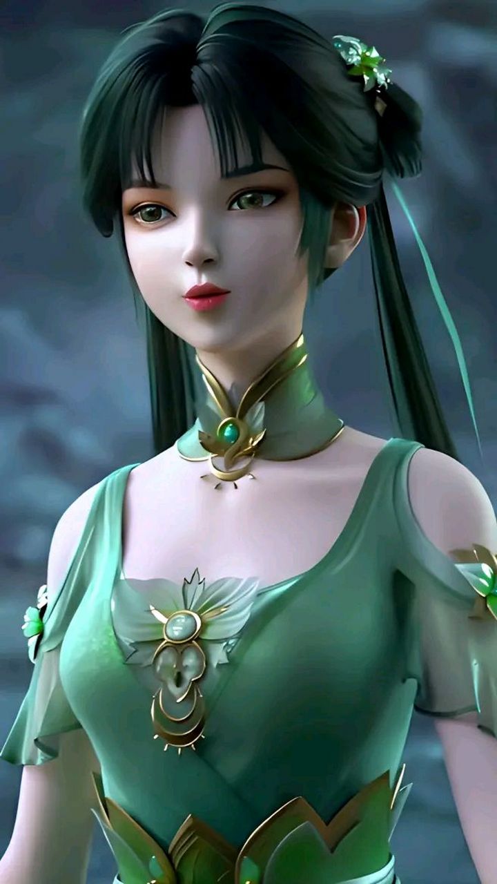 今日份壁纸(诛仙动漫碧瑶),感觉碧瑶还是动起来更好看.