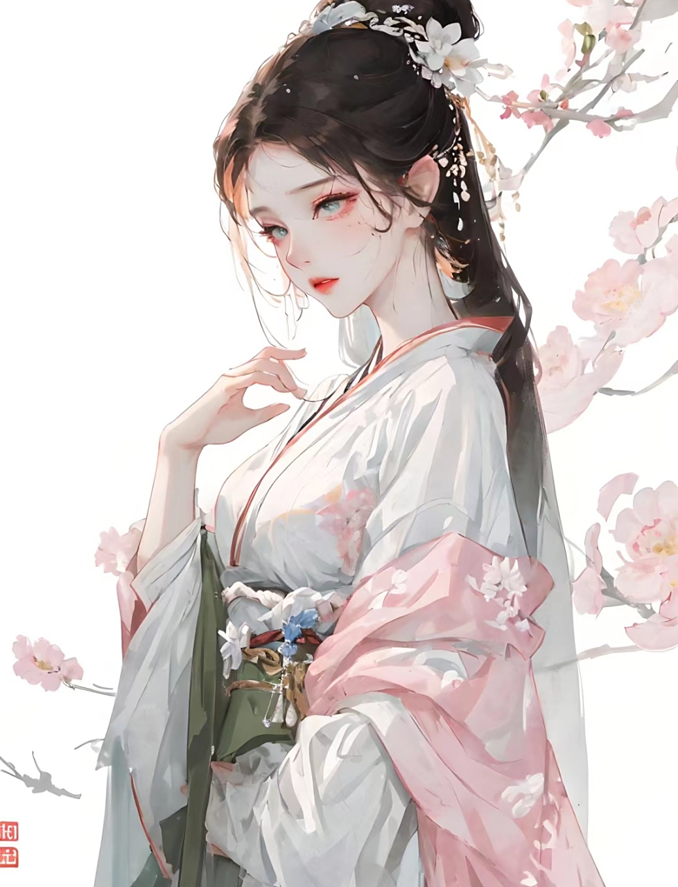 山茶花拟人:山茶花发争芳菲,翠翎蜡觜相光辉