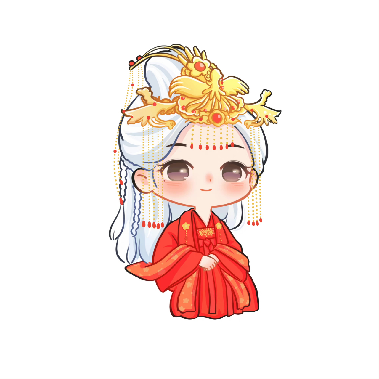 迪丽热巴q版帝梓元# 好可爱[温暖][温暖]我直接一键保存[色][色]
