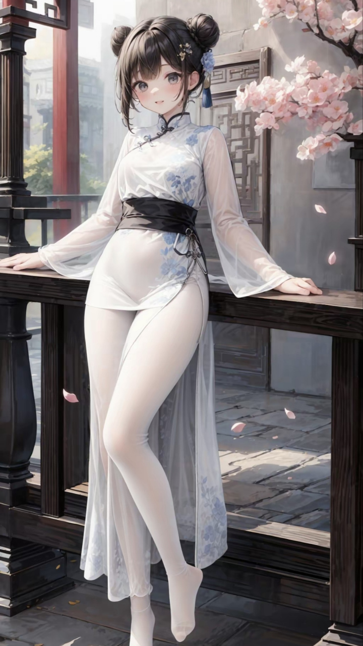 ai二次元动漫旗袍美女