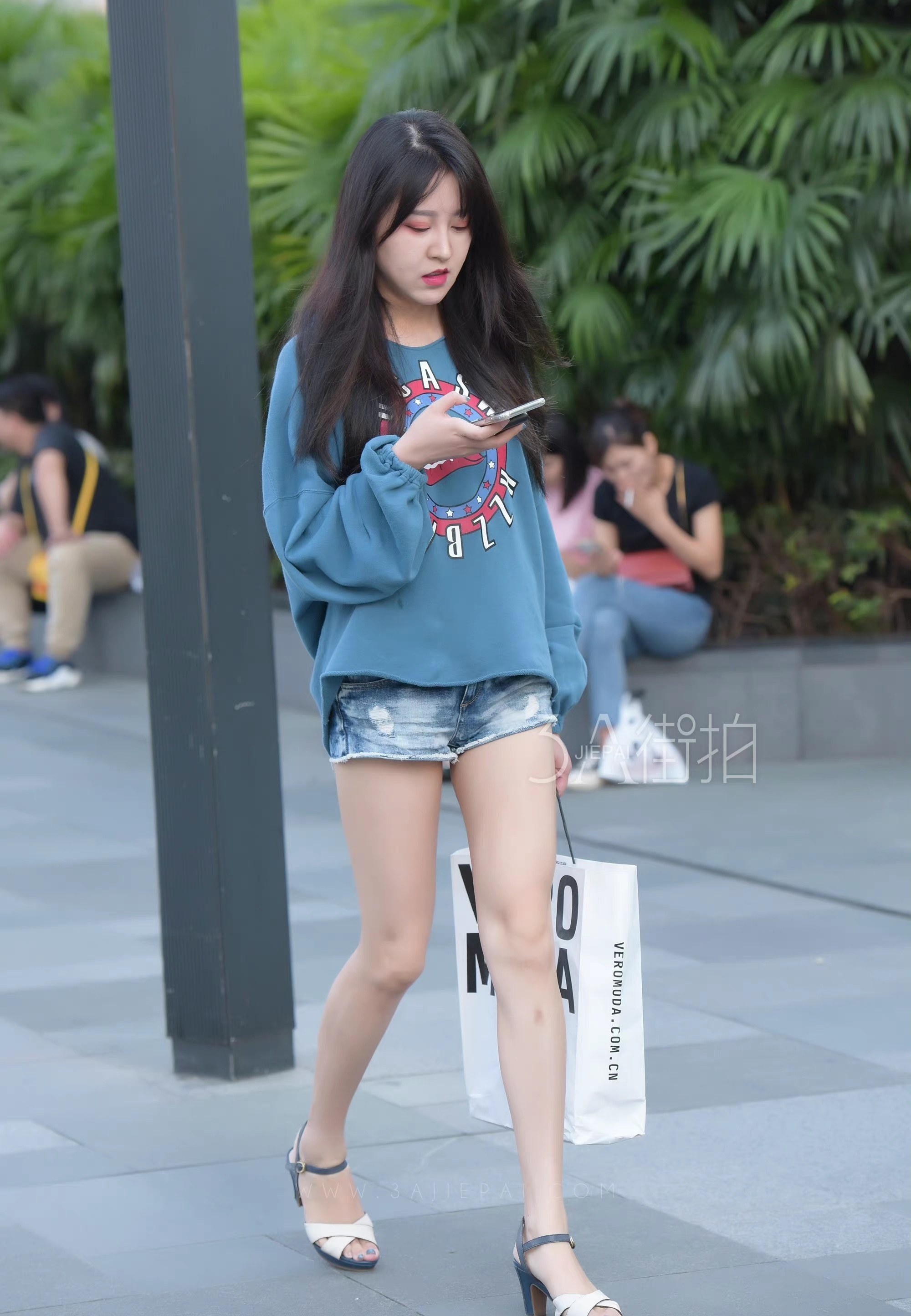 筷子腿小姐姐的夏日牛仔裤