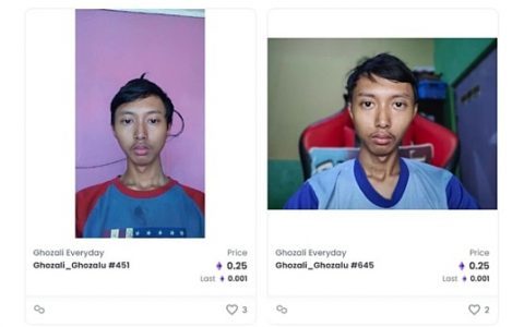 自拍照NFT：印尼穷学生作品逆袭百万美金