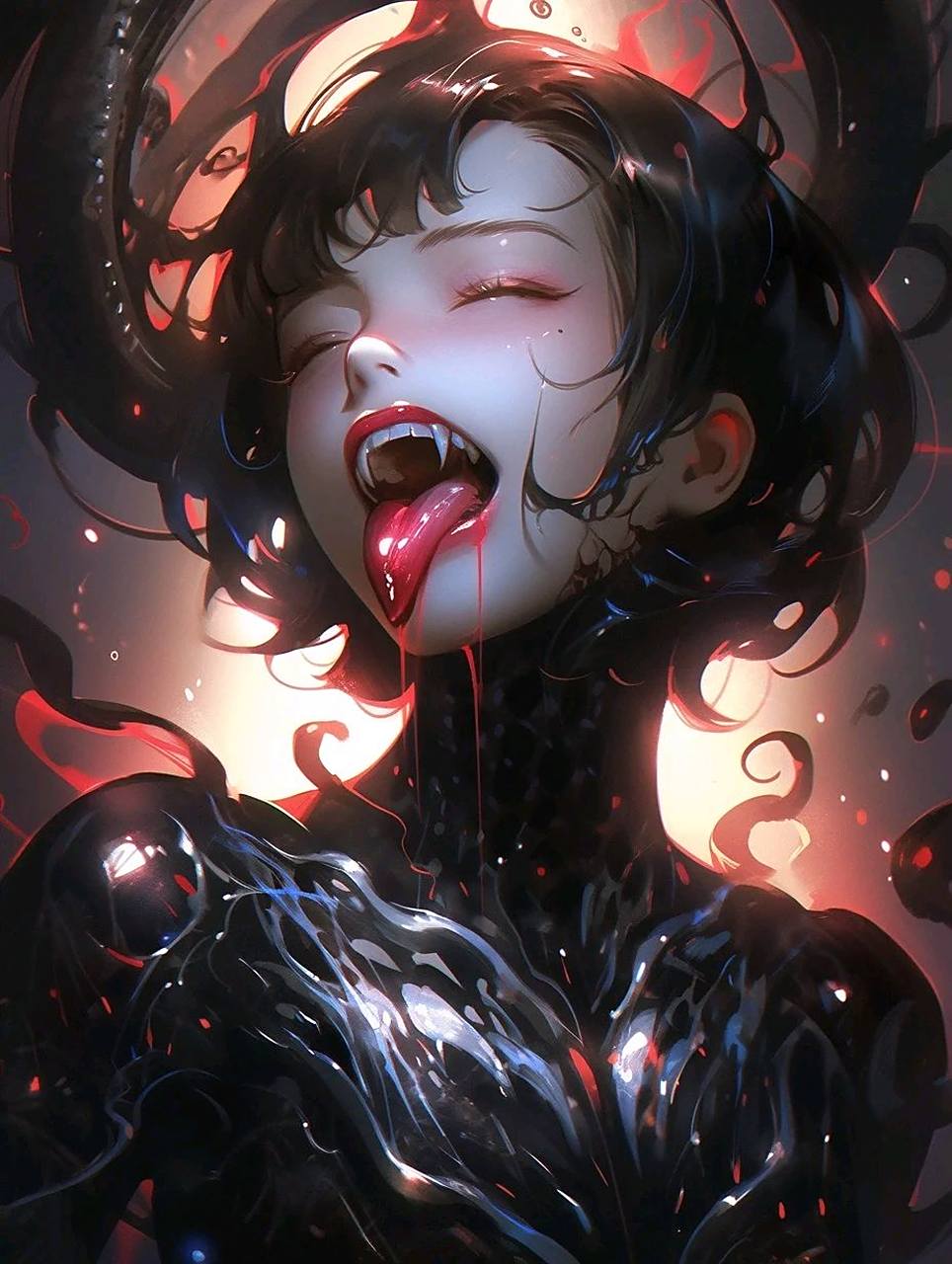 甜美毒液 #ai绘画