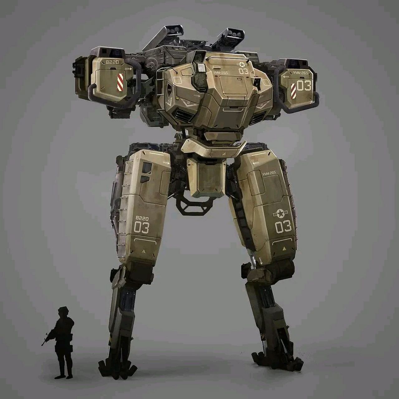 合金装备x前线任务 机甲设计方案图稿欣赏.#动漫# #插画# #动漫机甲