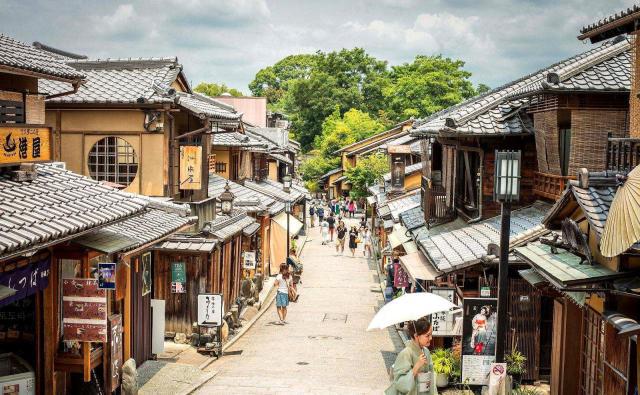 日本街道古镇图片