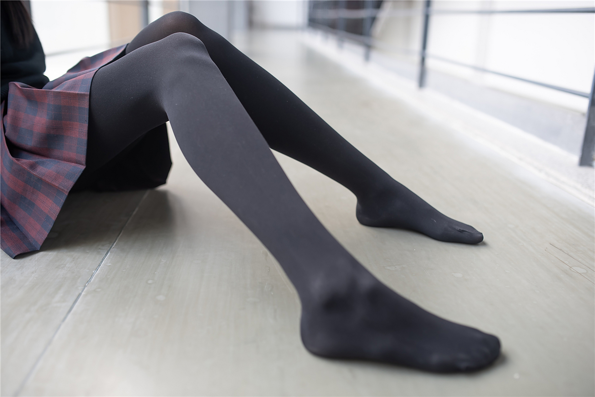 黑色连裤袜 jk 服装搭配#服装