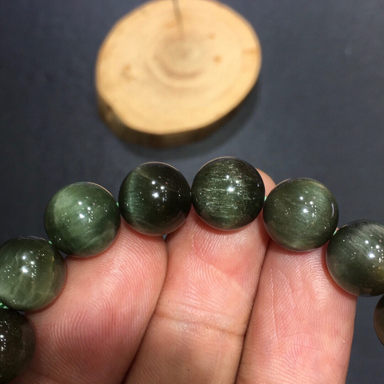 招正财旺事业,绿发晶非常稀有.#绿发晶手串