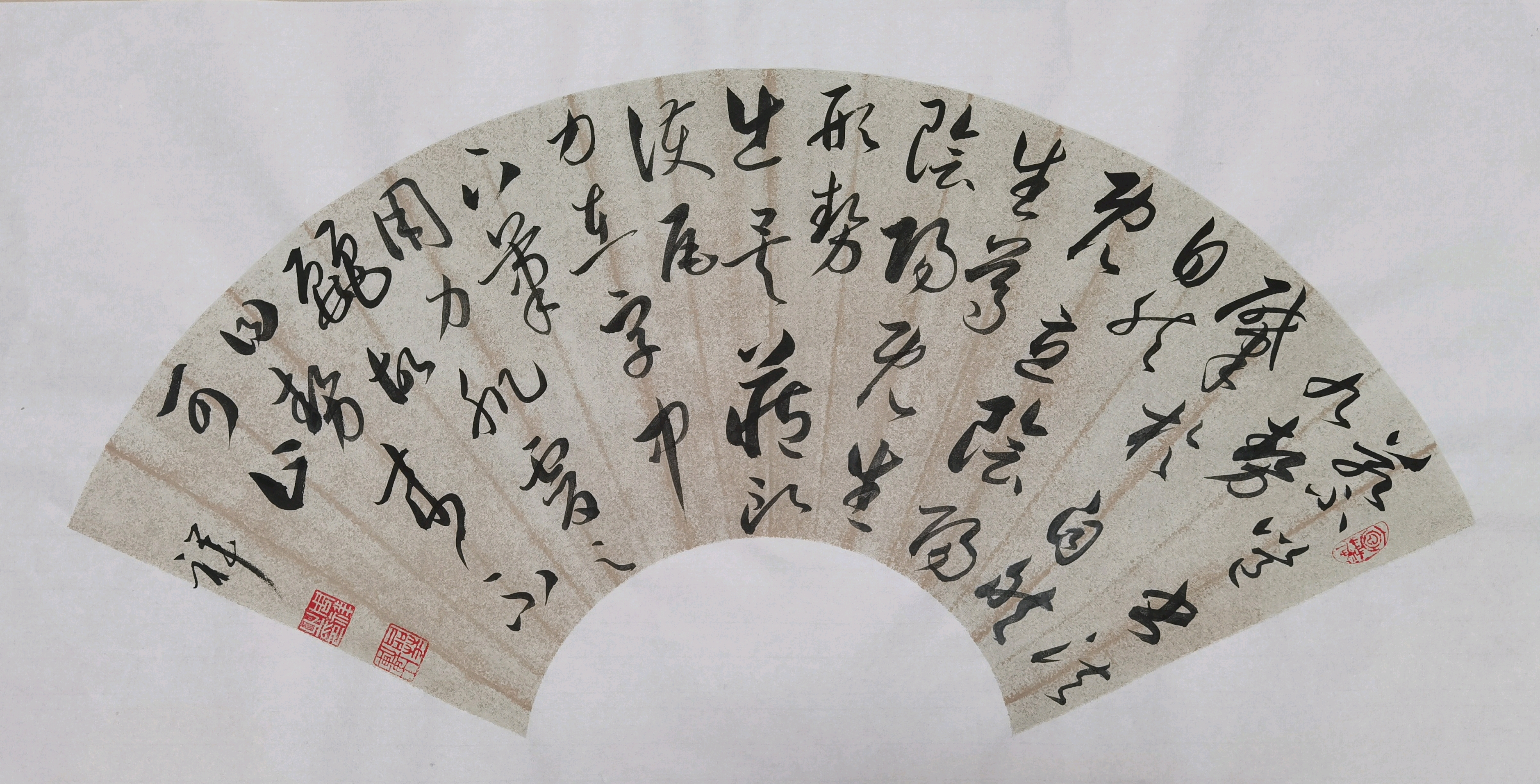 老石书法大讲堂一周作业展