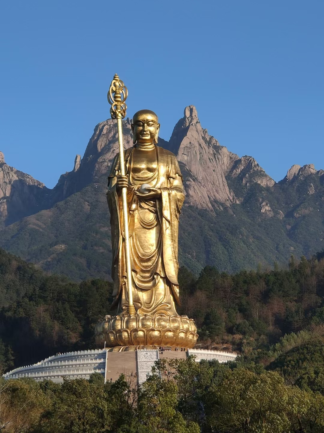 中国佛教圣地九华山地藏王菩萨圣像