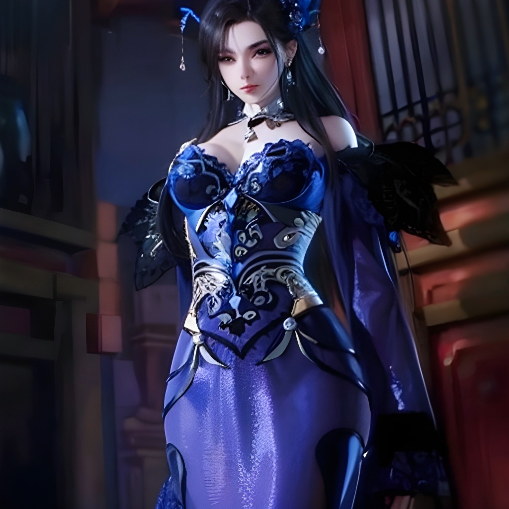 潮女妖如水般美人