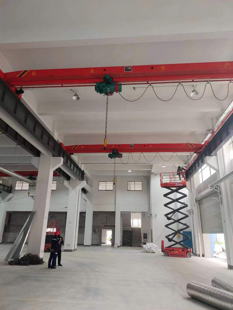 5吨单梁起重机安装调试完毕[嘻嘻]