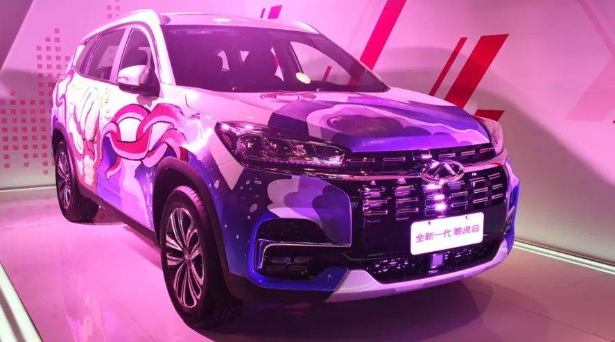 紫色的瑞虎8,靓丽的外观碾压多款同级别车型,内外兼修