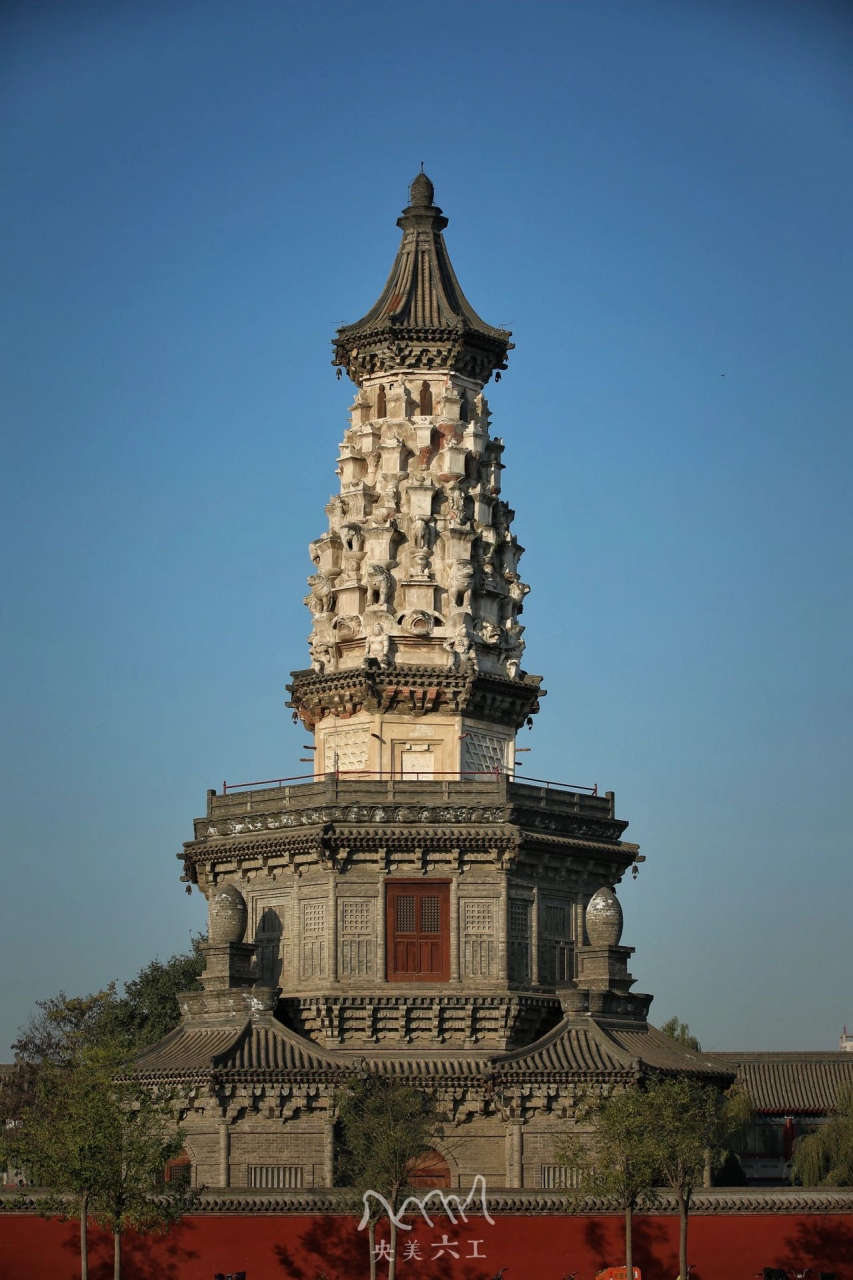 河北 正定 广惠寺花塔 广惠寺花塔,又称多宝塔.