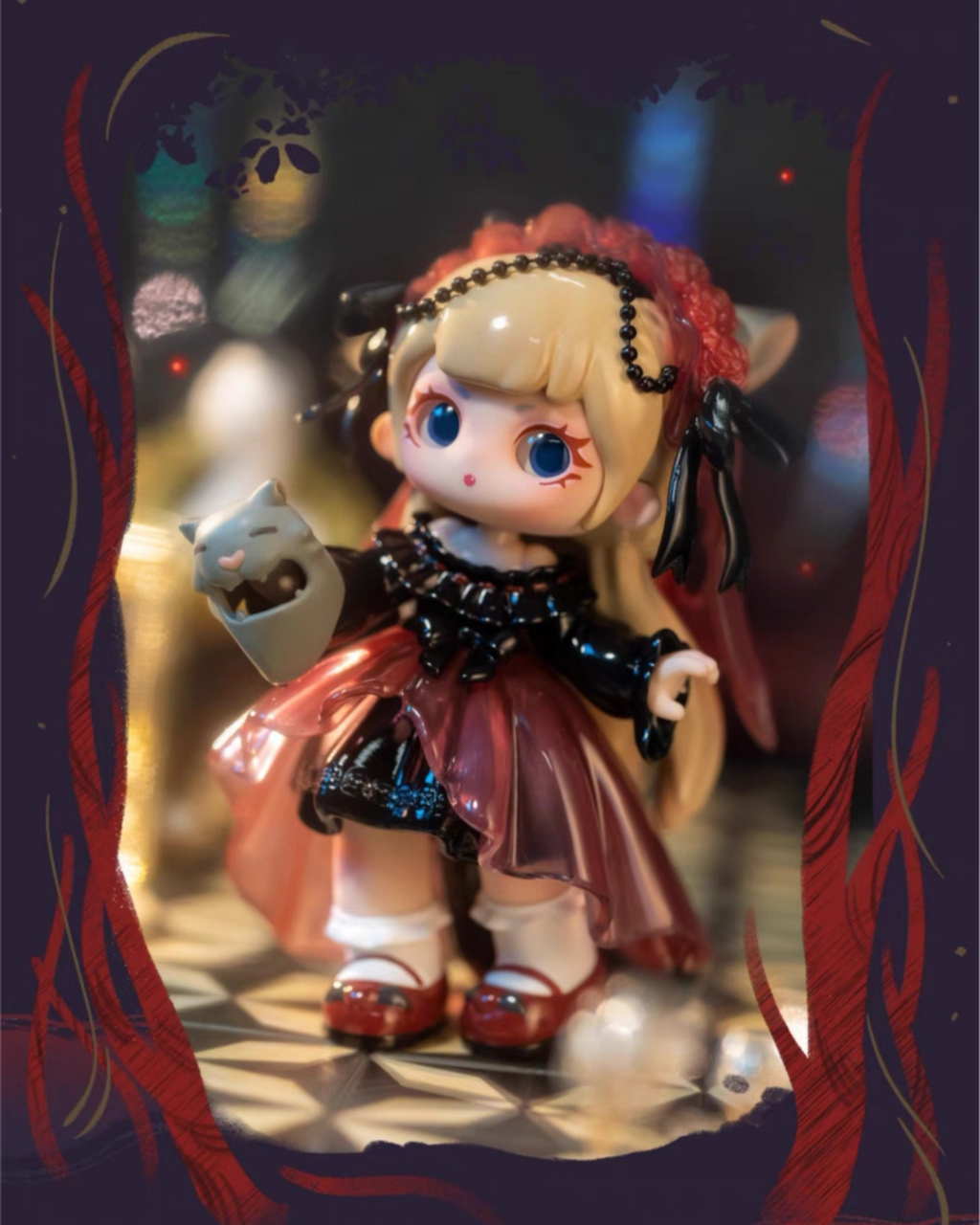 又梨暗黑童话盲盒新款盲盒手办摆件玩具公仔创意礼物女生ziyuli!