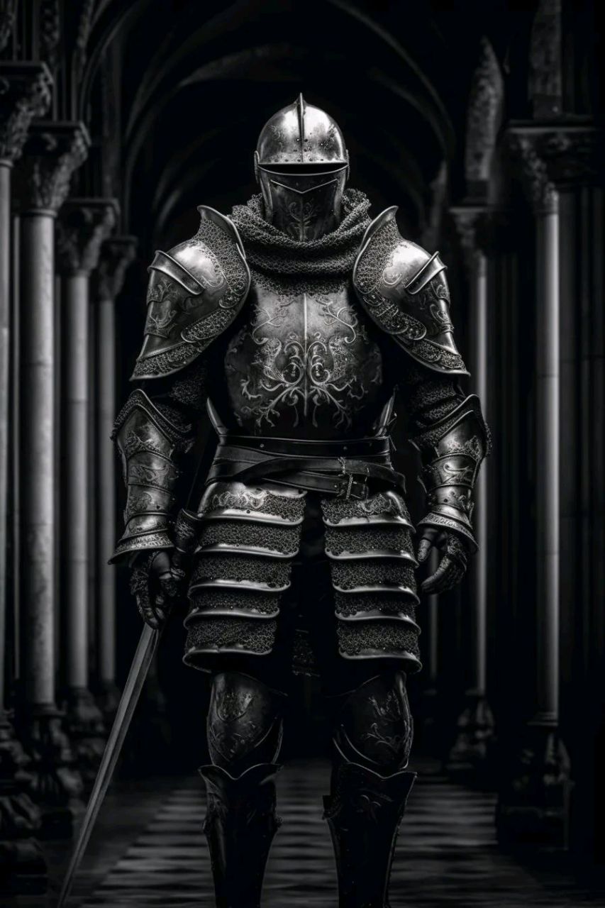 欧洲铠甲巅峰代表作应该是米兰盔甲和哥特盔甲,出现于14世纪,在当时