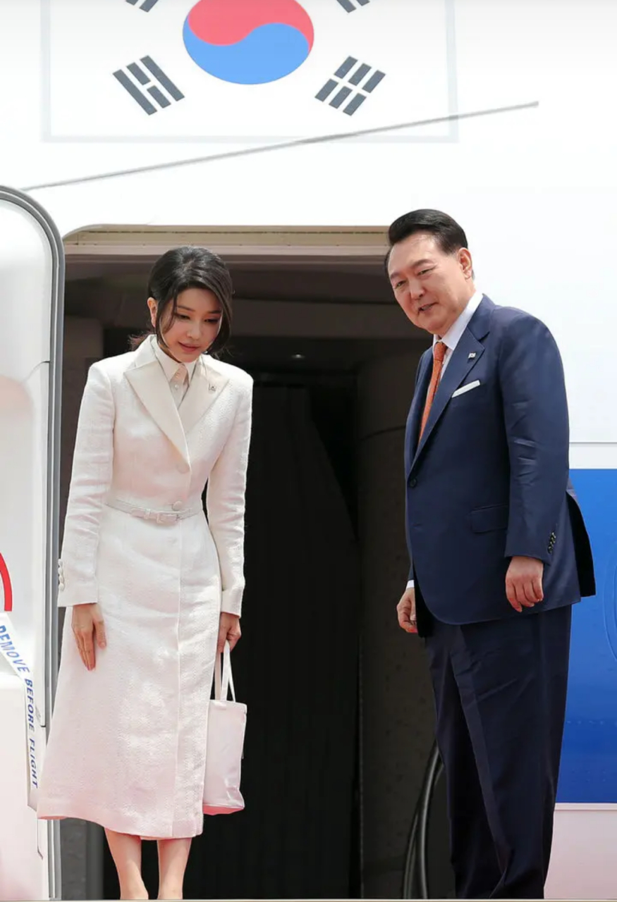 现任韩国总统夫人图片
