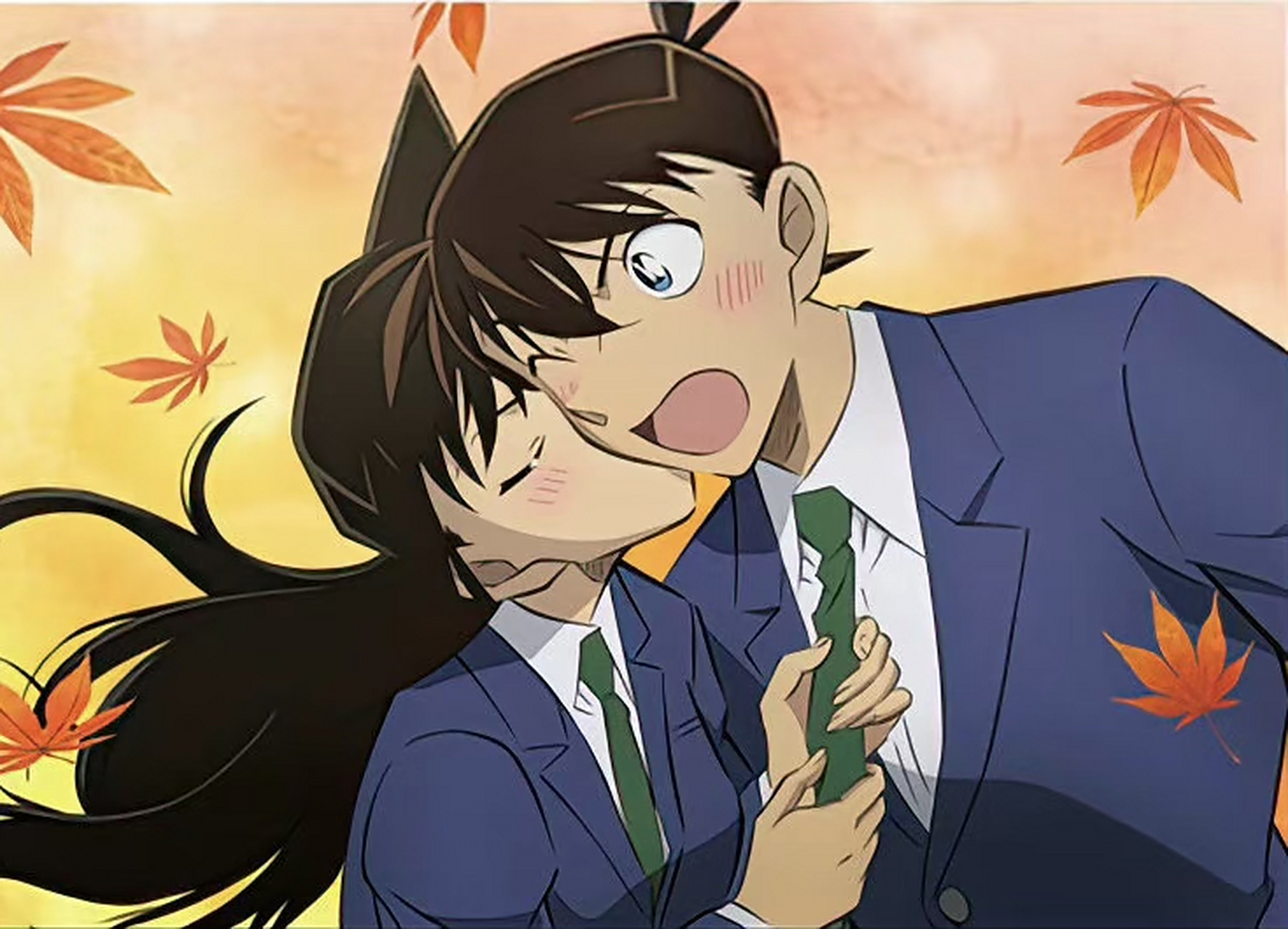 官方重绘柯南六大经典名场面 #名侦探柯南