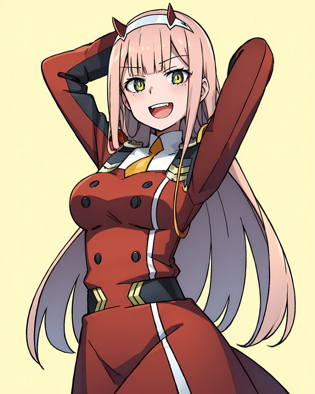 可爱的02呀!#动漫美图# #动漫# #今日早安问候