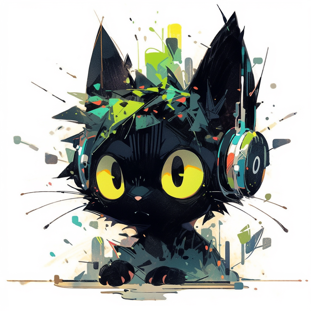 五彩斑斓的黑|小黑猫