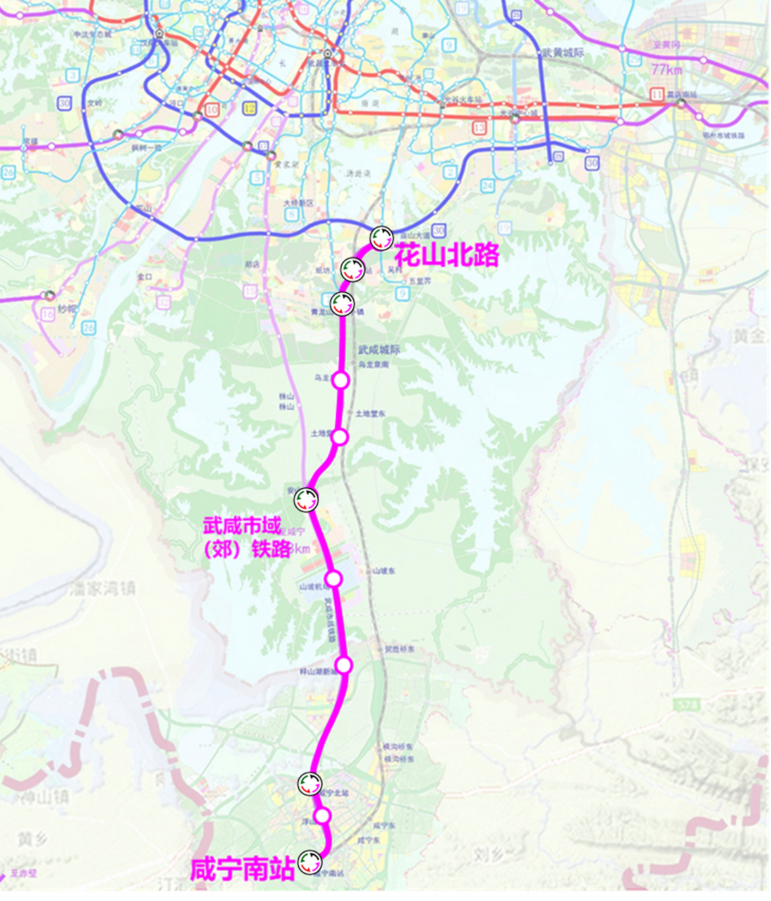 武孝城际铁路停运图片