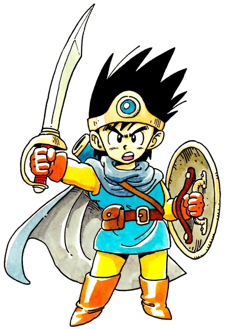 鸟山明老师游戏《勇者斗恶龙》系列插画欣赏. #动漫# #插画# #二次元