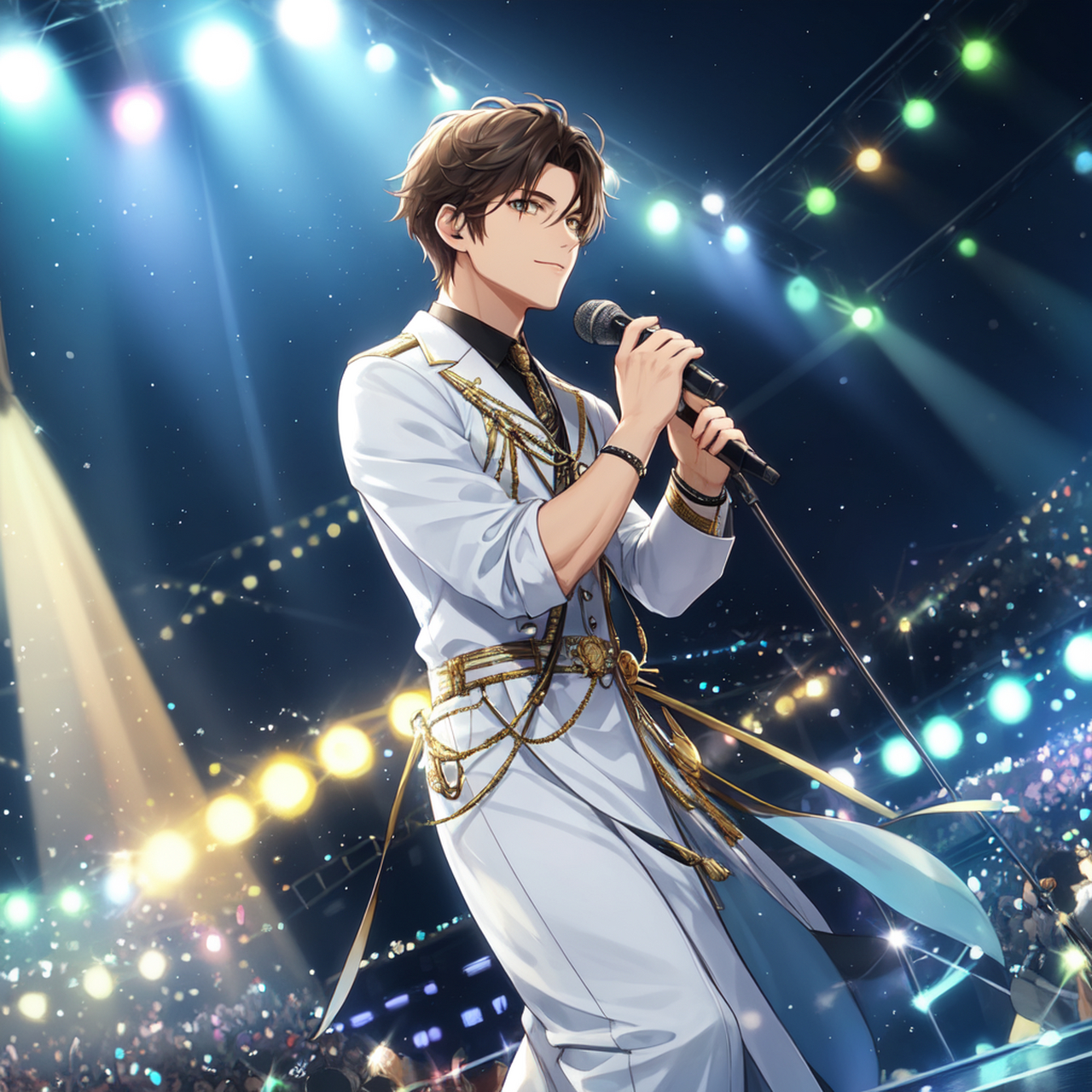 来看看用ai作画给陆远(陆二狗子)设计的漫画形象.