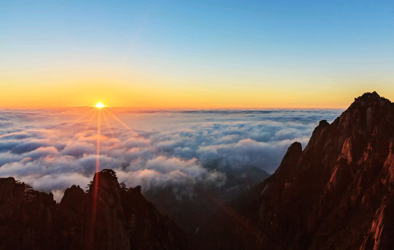 安徽黄山美景照片流出,引起热议:感谢大自然的馈赠!
