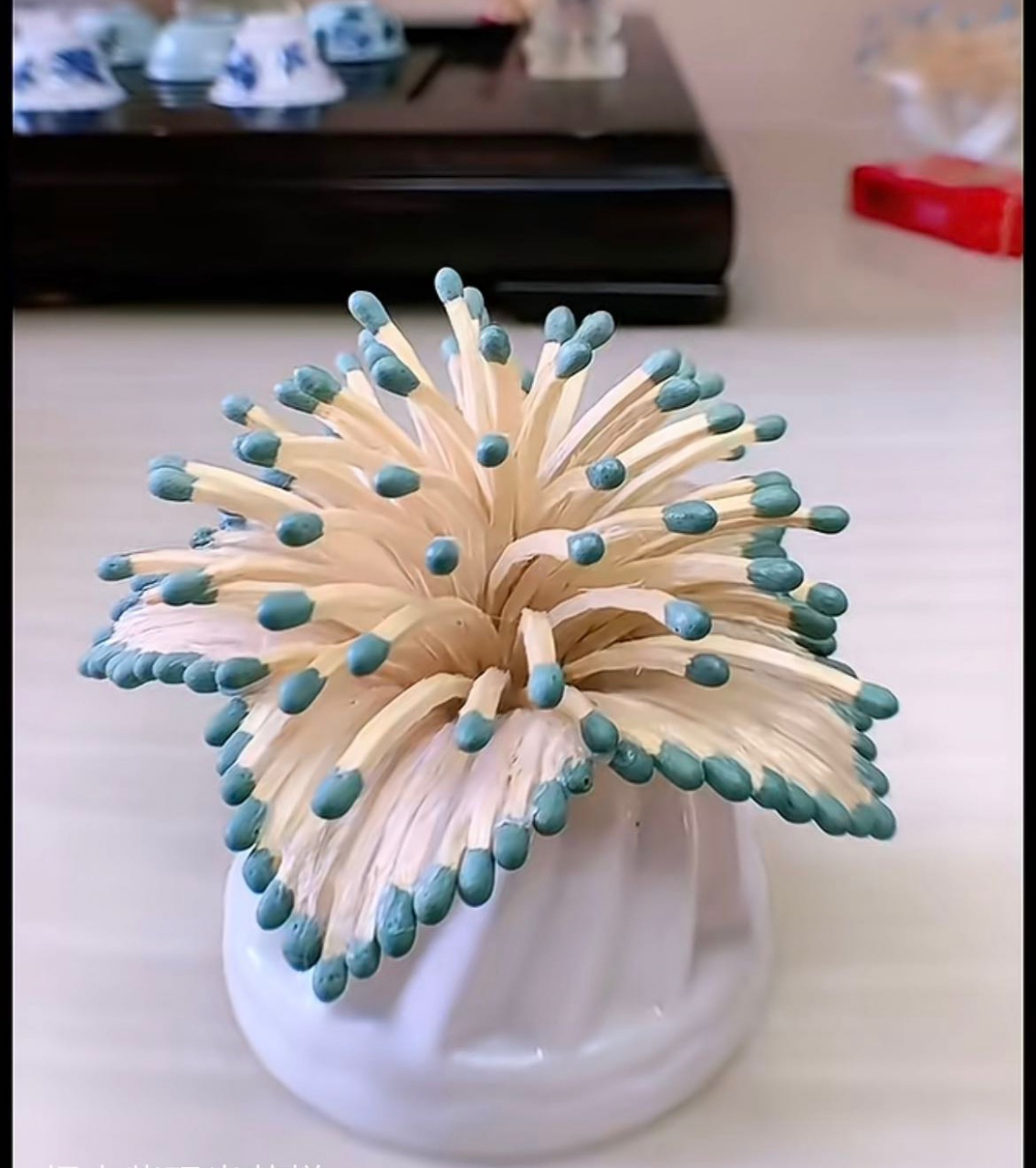 好漂亮,简单的火柴棍玩出了新花样.每一张都是惊艳的花.