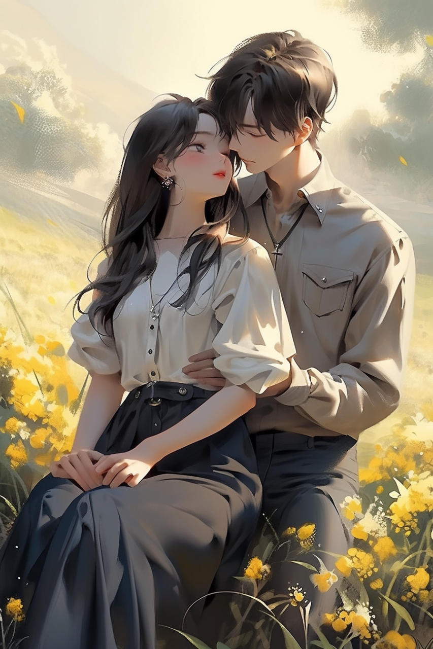 [心]相依相守[心]#ai绘画# #二次元# #情侣