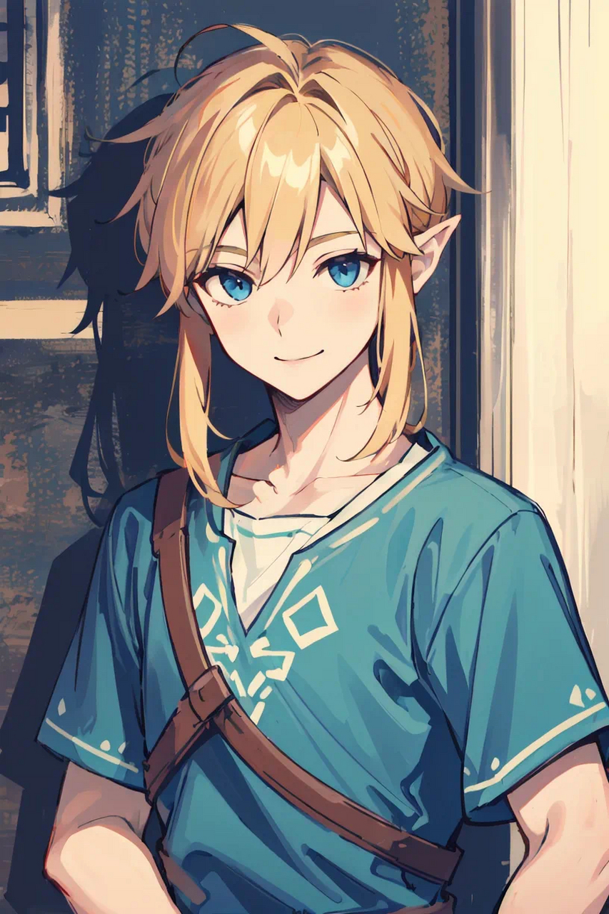 这林克,有点帅呀![期待]#塞尔达传说