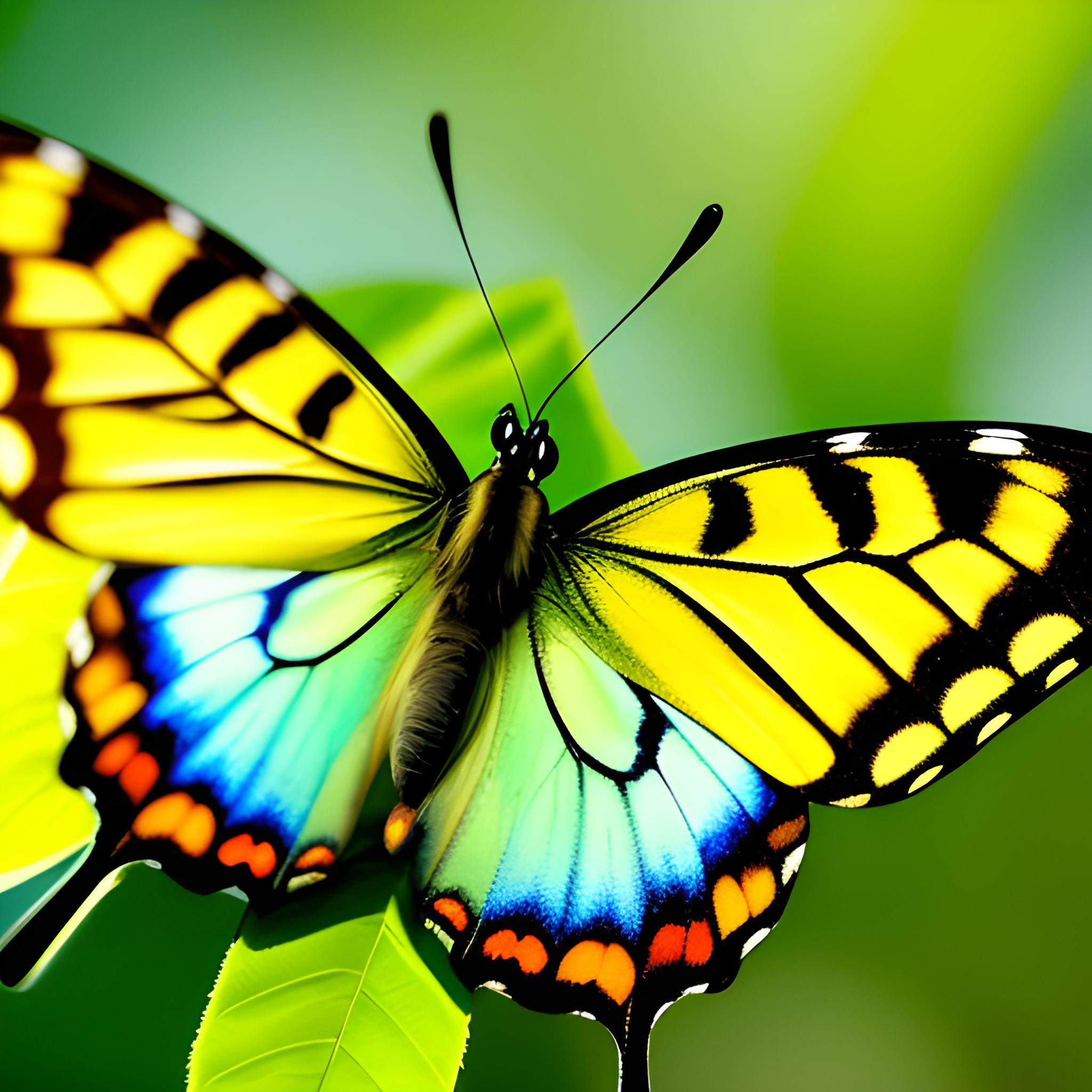 一组漂亮的蝴蝶图