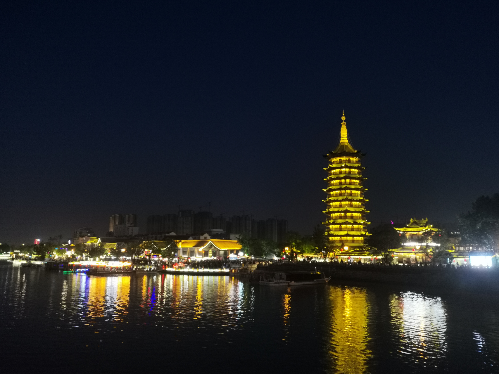 清江浦夜景图片