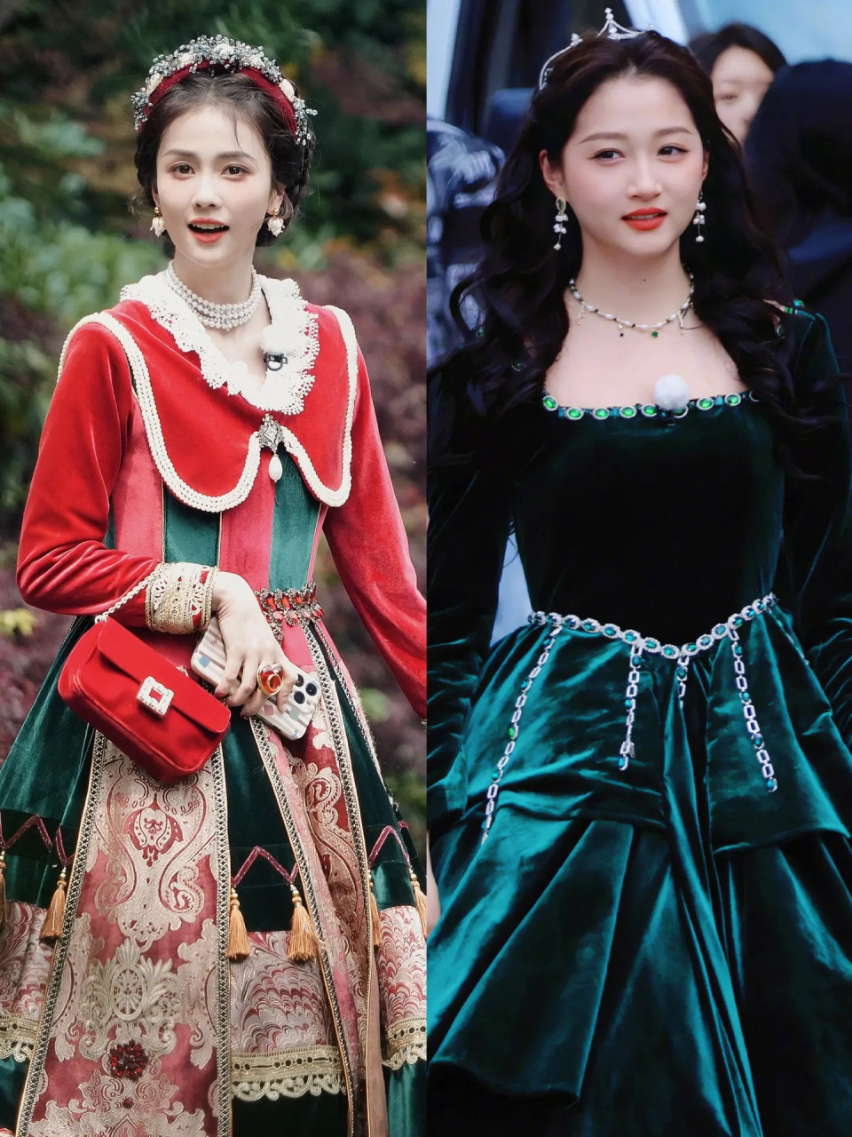 白鹿 关晓彤《奔跑吧》路透 这就是公主吧!