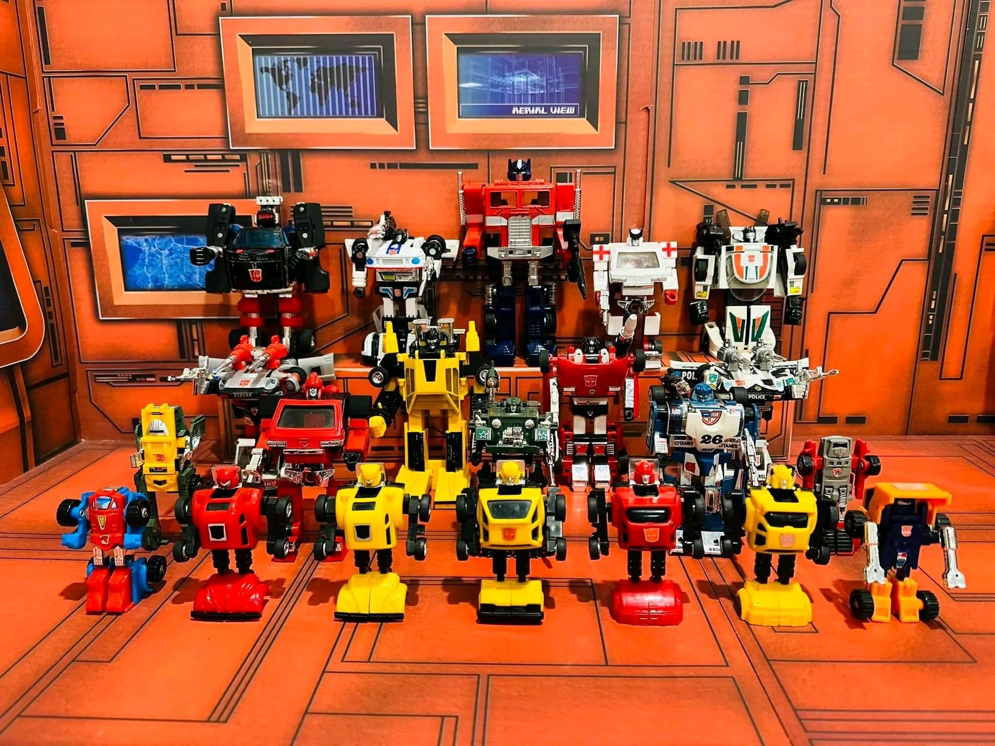 变形金刚 g1动画第一季人物玩具收藏展示