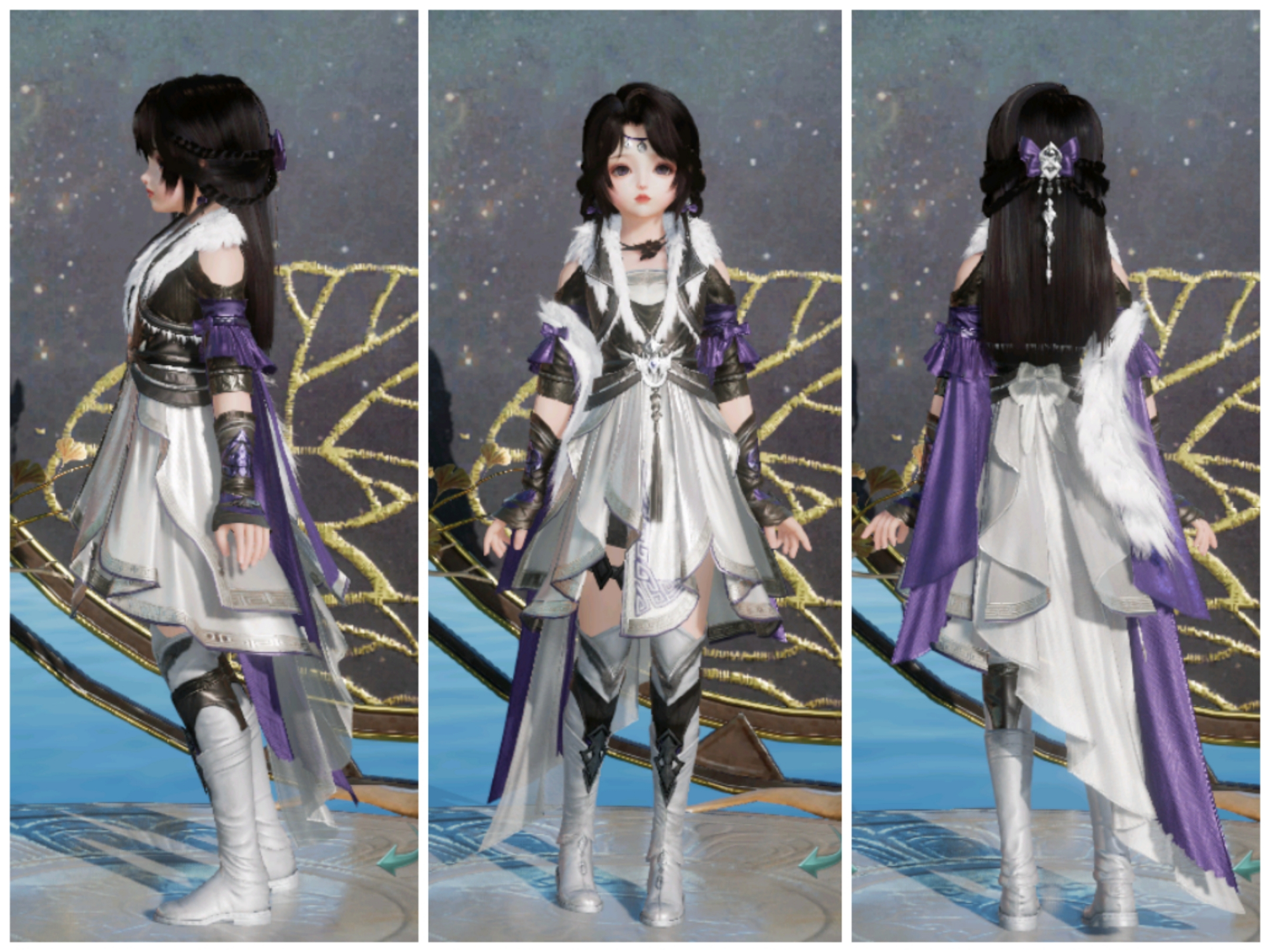 剑网3:新校服折芳套全门派实装