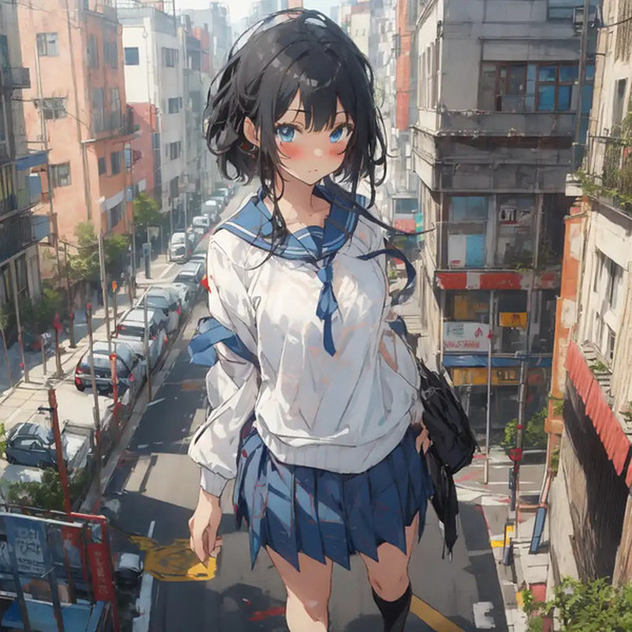 你见过超巨大化的jk少女吗?