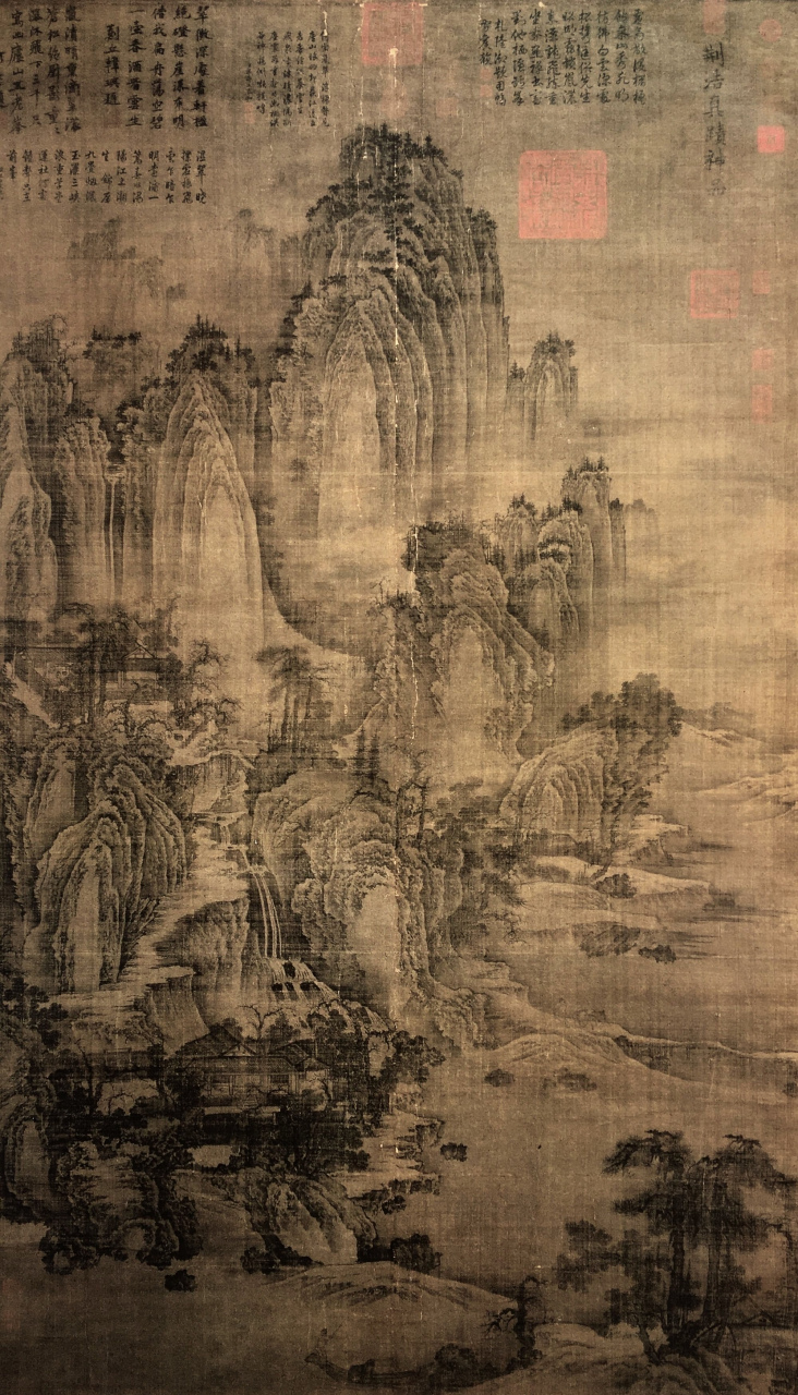 中国山水画中的第一名山——庐山:最早的庐山图源自晋代的顾恺之,可惜