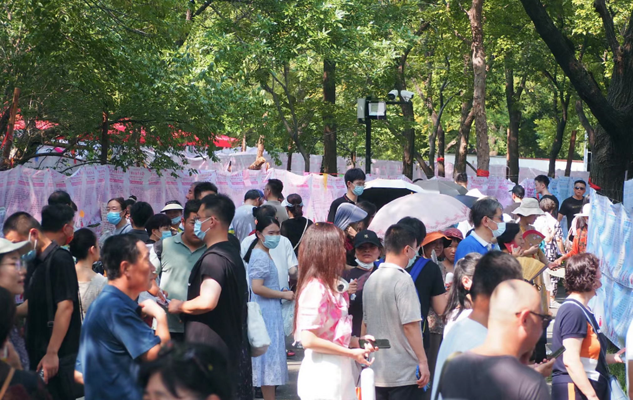 近日,千佛山相亲大会正如火如荼的进行中,现场不少男生将女方不能有