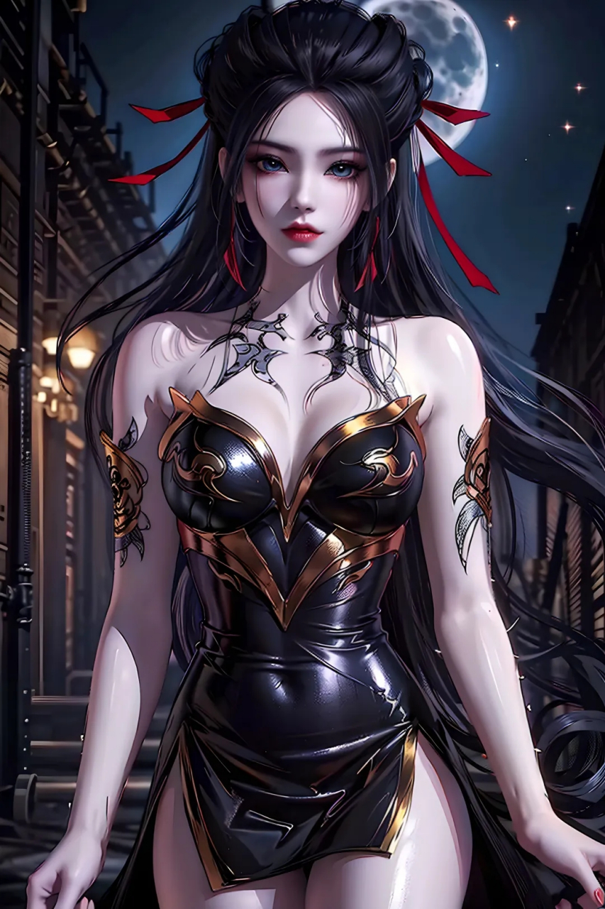 ai绘画国漫女神 || 天行九歌 焰灵姬 #ai绘画# #动漫# #美女