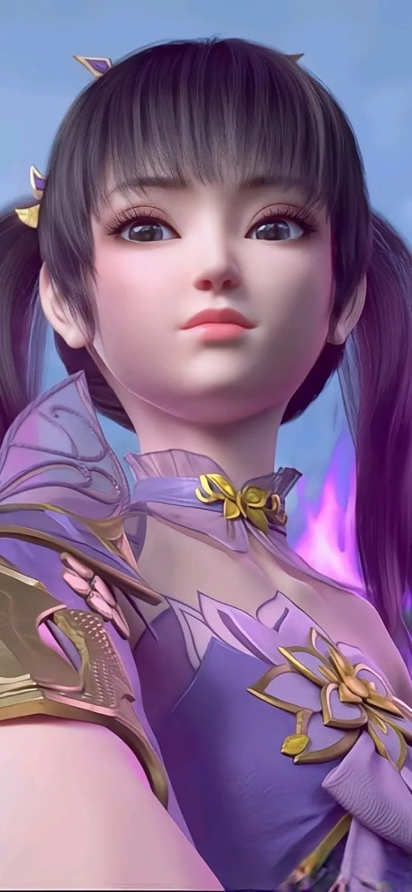 斗破苍穹# #动漫美女#  斗破苍穹女角色紫妍是一个小萝莉形象,也是